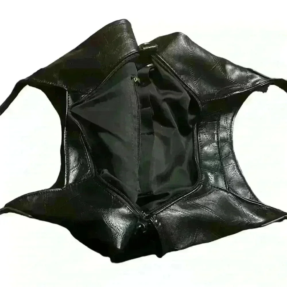 ERFEI Vegan Leather Hobo Patch Work Shoulder bag​